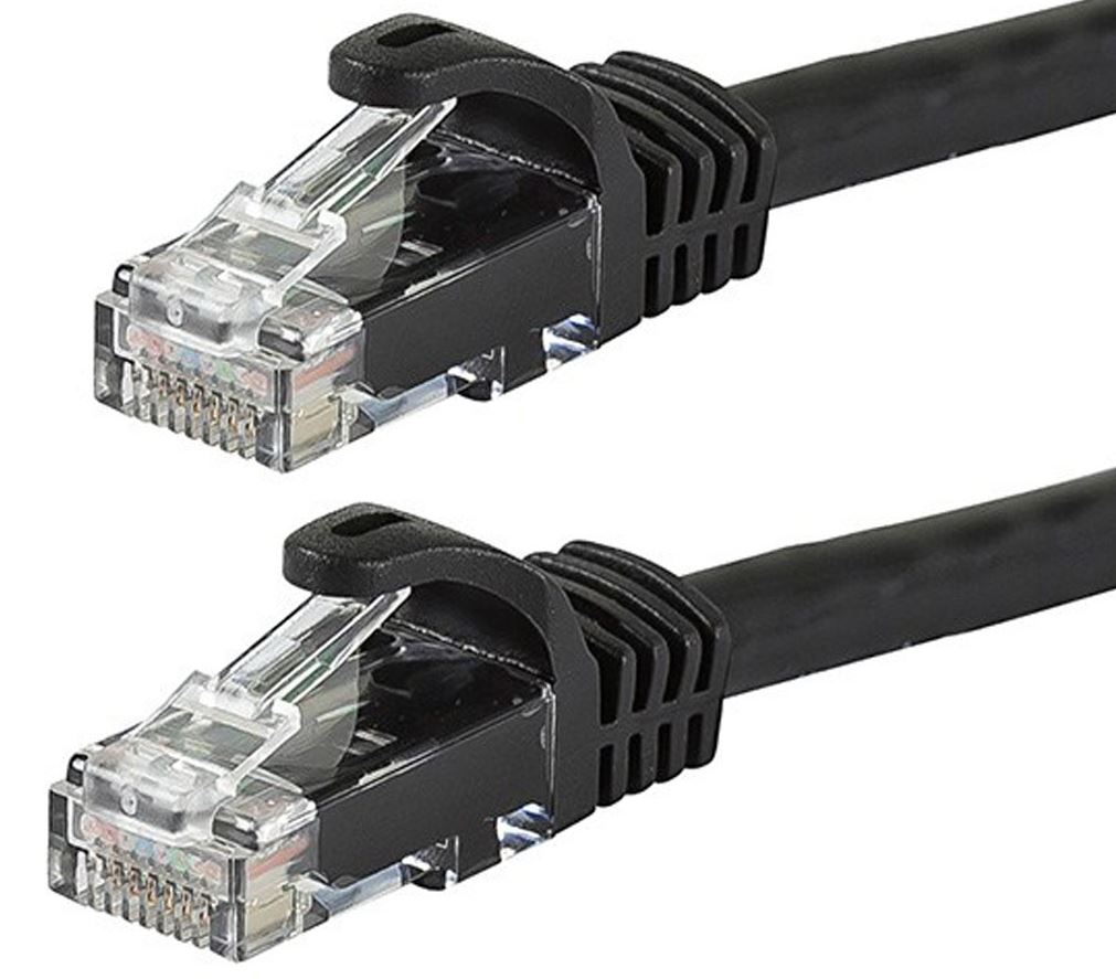 Astrotek CAT6 Cable 1m - Black Color Premium RJ45 Ethernet Network LAN UTP Patch Cord 26AWG CU Jacket