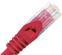 Hypertec 3m CAT6 RJ45 LAN Ethernet Network Red Patch Lead