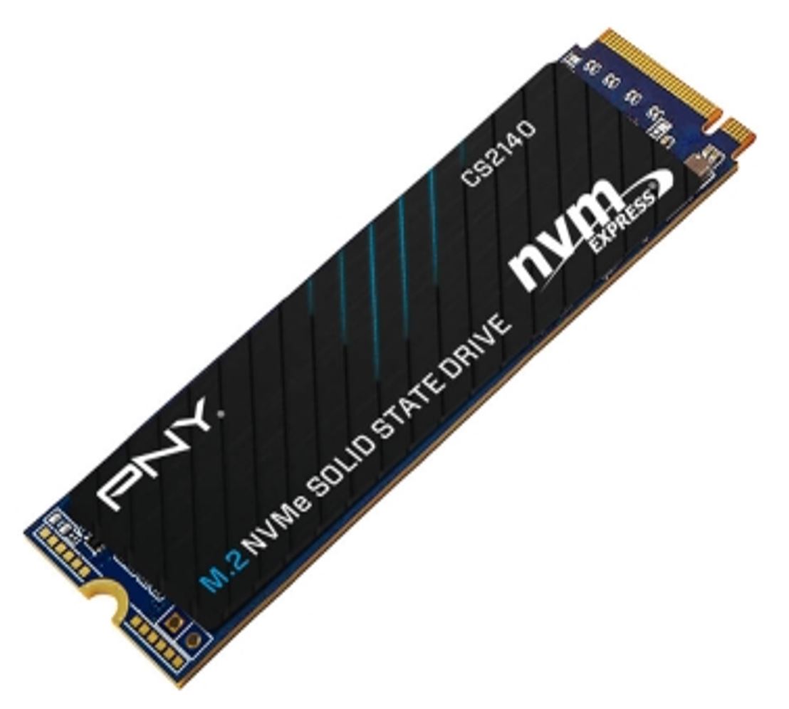 PNY CS2140 1TB NVMe SSD Gen4x4 M.2 3600MB/s 3200MB/s R/W 400TBW 445K/550K IOPS 1.5M hrs MTBF TCG Opal Encryption 5yrs wty