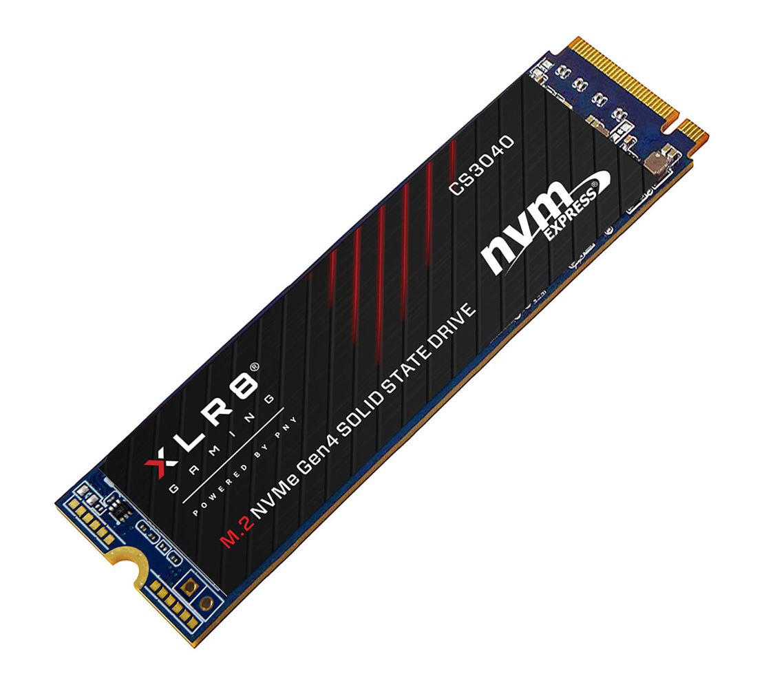 PNY CS3040 1TB NVMe SSD Gen4x4 M.2 5600MB/s 4300MB/s R/W 1800TBW 2M hrs MTBF for PS5 5yrs wty