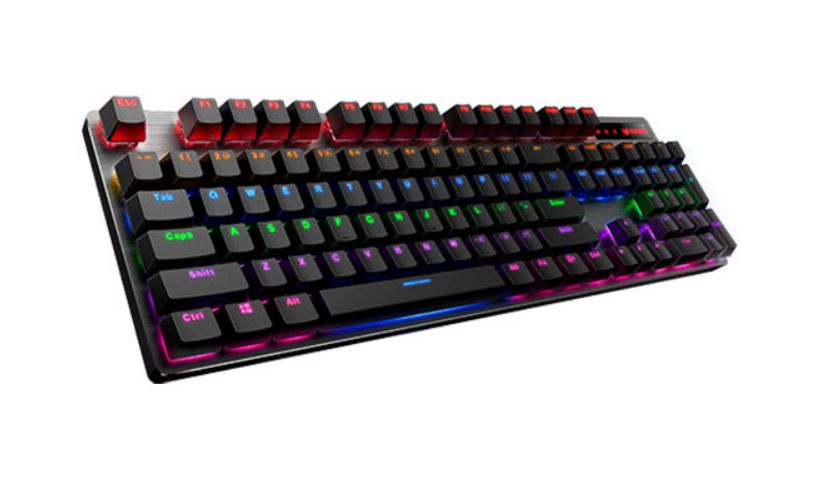 RAPOO V500 Pro Backlit Mechanical Gaming Keyboard - Spill Resistant, Metal Cover, Ideal for Entry Level Gamers