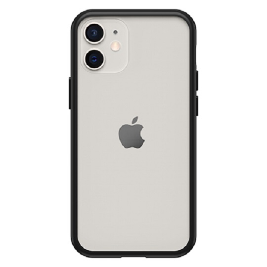 OtterBox React Series Case for Apple iPhone12 Mini - Black Crystal (77-66168), Ultra-slim, one-piece design