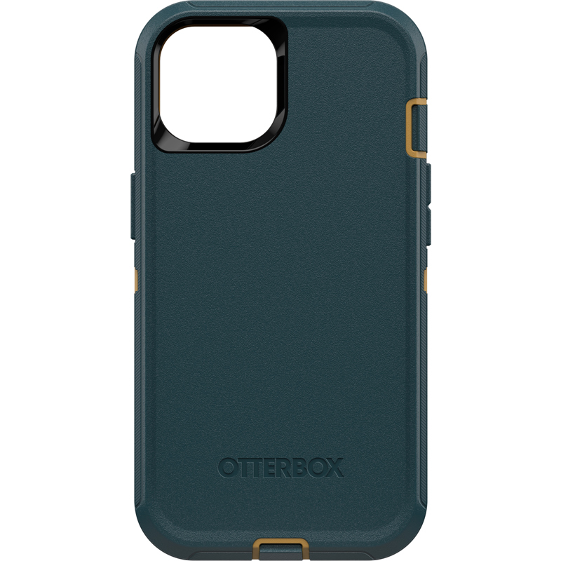 OtterBox Apple  iPhone 13 Defender Series Case - Hunter green (77-85439), Drop Protection, Multi-Layer Protection, Belt Clip/Holster