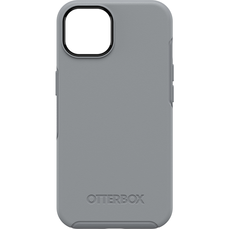 OtterBox Apple  iPhone 13 Symmetry Series Antimicrobial Case - Resilience Grey (77-85345), Wireless Charging Compatible, Pocket-Friendly Design