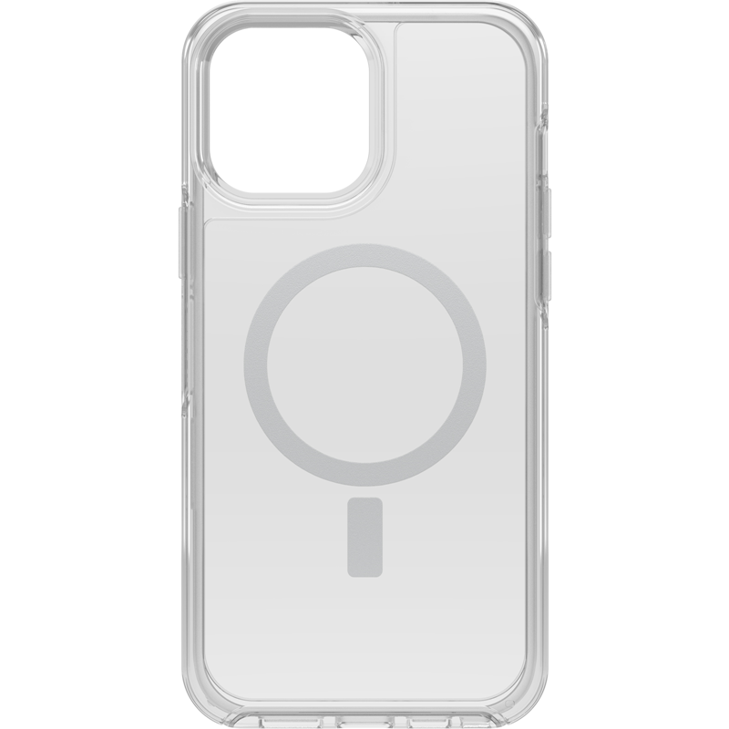 OtterBox Apple  iPhone 13 Pro Max Symmetry Series+ Clear Antimicrobial Case for MagSafe (77-83662) - Strong magnetic alignment and attachment