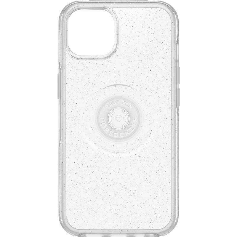 OtterBox Apple  iPhone 13 Otter + Pop Symmetry Series Clear Case - Stardust Pop (77-85395 ), Integrated PopGrip, Swappable PopTop