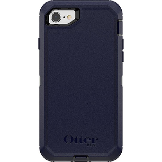 OtterBox Apple iPhone SE (2nd gen) and iPhone 8/7 Defender Series Case - Stormy Peaks (77-56604), Multi-layer Protection, Belt Clip/Holster