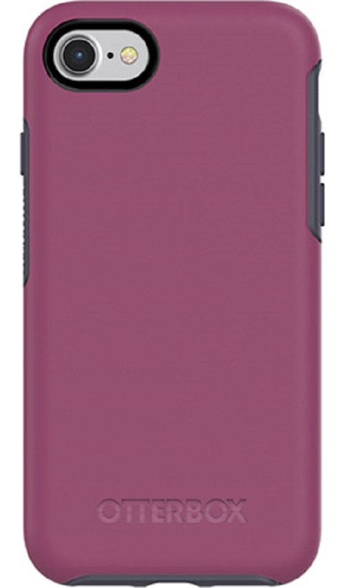 OtterBox Apple iPhone SE (2nd gen) and iPhone 8/7 Symmetry Series Case - Mix Berry Jam (77-56671), Stylish Design, Slim Profile, Screen Bumper