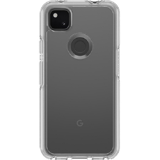 OtterBox Pixel 4a Symmetry Series Clear Case - Clear (77-64327), Durable Protection, Raised Screen Bumper, Thin Profile