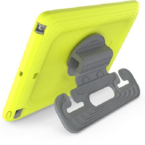 OtterBox AppleiPad (7th, 8th, and 9th gen) Kids Antimicrobial EasyGrab Tablet Case - Martian Green (77-81186, ), Grip Ridges Designed For Easy Hold