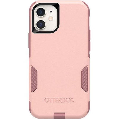 Otterbox Apple iPhone 12 mini Commuter Series Case - Ballet Way Pink (77-65358), Antimicrobial Technology Outlasts Heavy Use, Dual-Layer Protection