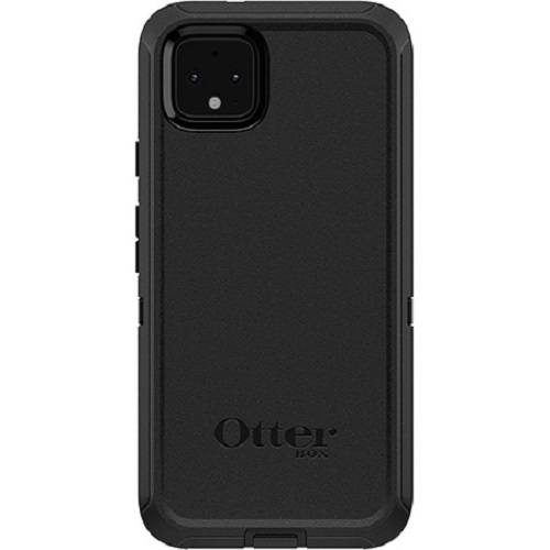 OtterBox Pixel 4 XL Defender Series Case - Black, (77-62687), Port covers prevent dirt, dust and lint from clogging jacks and ports