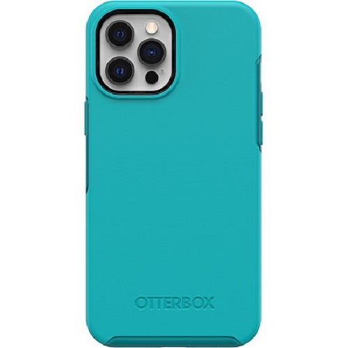 Otterbox Apple iPhone 12 Pro Max Symmetry Series Case -Rock Candy Blue (77-65466), Wireless Charging Compatible,Easy On/Off, Pocket-Friendly Design