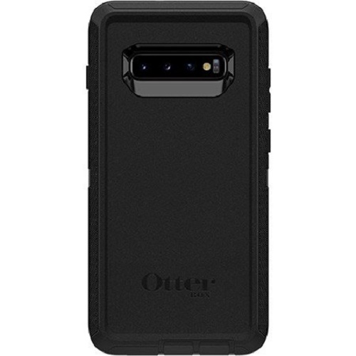 OtterBox Defender Series for Samsung Galaxy S10+ - Black (77-61411), Drop Protection, Multi-Layer Protection, Dust Protection, Dust Protection