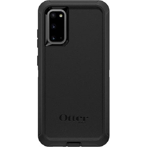 OtterBox Samsung Galaxy S20/Galaxy S20 5G Defender Series Case - Black (77-64187), Drop Protection, Multi-Layer Protection, Dust Protection, Belt Clip