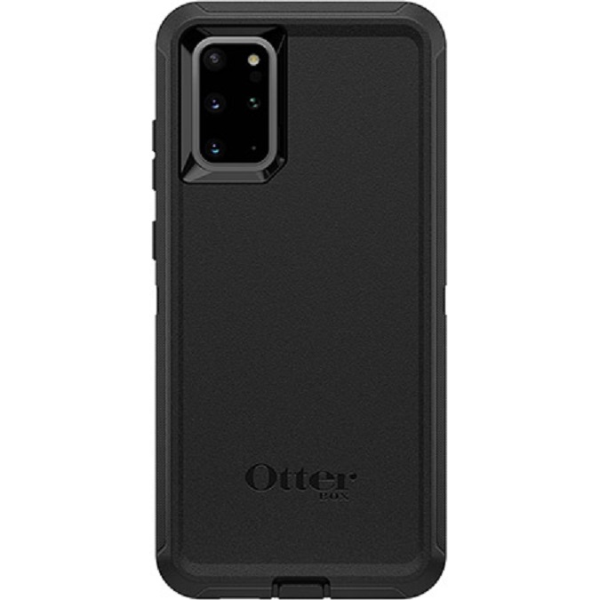 OtterBox Samsung Galaxy S20+/Galaxy S20+ 5G Defender Series Case - Black (77-64156), Drop Protection, Multi-Layer Protection, Belt Clip/Holster
