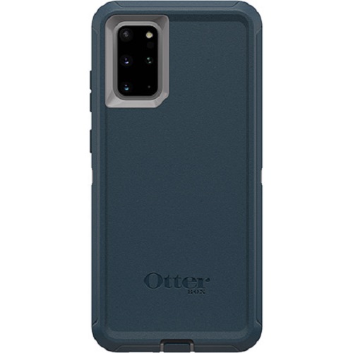 OtterBox Samsung Galaxy S20+/Galaxy S20+ 5G Defender Series Case- Gone Fishin Blue (77-64157), Drop Protection, Multi-Layer Protection, Belt Clip