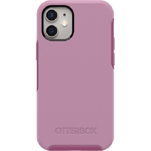 Otterbox Apple iPhone 12 mini Symmetry Series Case - Cake Pop Pink (77-65367), Wireless Charging Compatible, Raised Edges Protect Camera And Screen