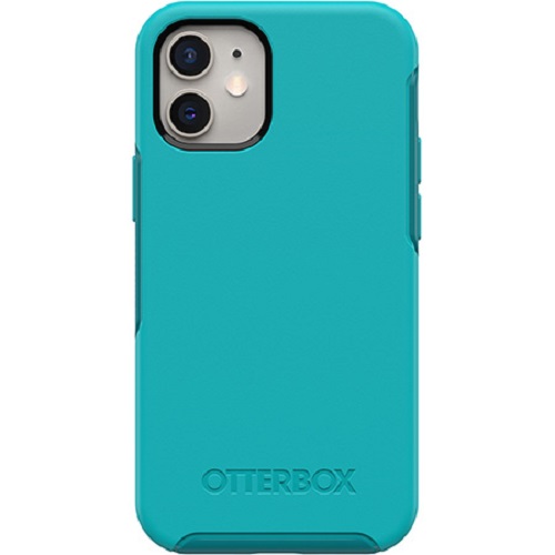 Otterbox Apple iPhone 12 mini Symmetry Series Case - Rock Candy Blue (77-65369), Wireless Charging Compatible, Raised Edges Protect Camera And Screen