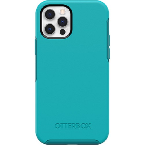 Otterbox Apple iPhone 12 and iPhone 12 Pro Symmetry Series Case - Rock Candy Blue (77-65418), Wireless Charging Compatible, Ultra-Thin Design