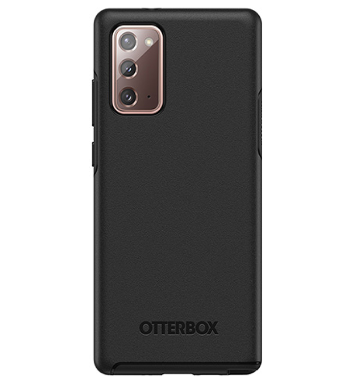 Otterbox Samsung Galaxy Note20 5G Symmetry Series Case - Black (77-65256) Lasting antimicrobial technology