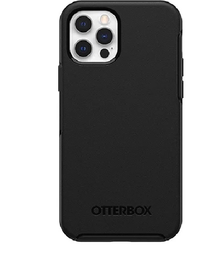 Otterbox Apple iPhone 12 and iPhone 12 Pro Symmetry Series Case - Black, (77-65414), Durable protection