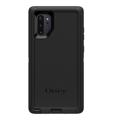 Otterbox Samsung Galaxy Note10+ Defender Series Case- Black (77-62312),  Port Protection, Holster/Kickstand, Wireless Charging Compatible