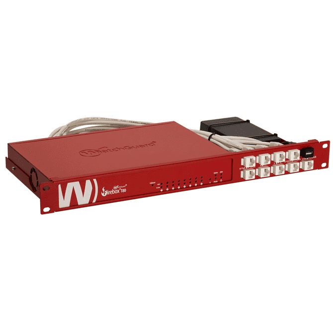 Rackmount.IT Rack Mount Kit for WatchGuard Firebox T80, Brings Connections To Front For Easy Access
