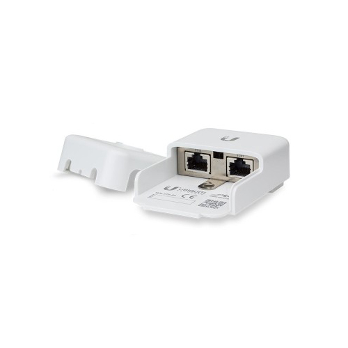 Ubiquiti  Ethernet Surge Protector, engineered to protect any Power‑over‑Ethernet (PoE) or non‑PoE device with connection speeds of up to 1 Gbps