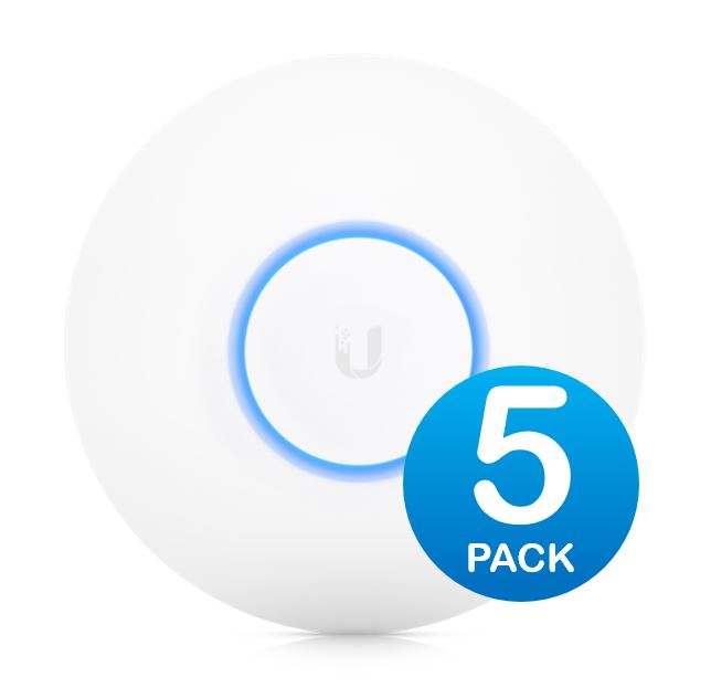 Ubiquiti UniFi AC Wave 2 Access Point, 4x4 MIMO, 2.4GHz @ 800Mbps, 5GHz @ 1733Mbps, Total 2533Mbps, Range Up To 122m, PoE Not Included