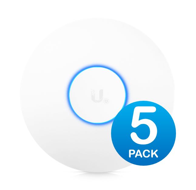 Ubiquiti UniFi Wave 2 Dual Band 802.11ac AP With Security & BLE 5 Pack ...