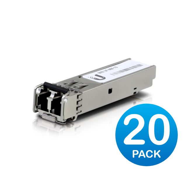 Ubiquiti UFiber  SFP Multi-Mode Module 1G 20-pack