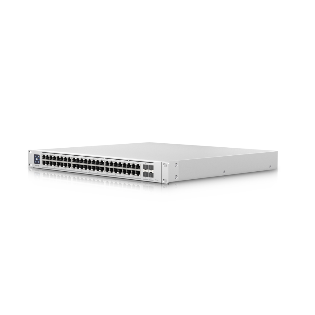 Ubiquiti Switch Enterprise 48-port PoE+ 48x2.5GbE Ports, Ideal For Wi-Fi 6 AP, 4x 10g SFP+ Ports For Uplinks, Managed Layer 3 Switch