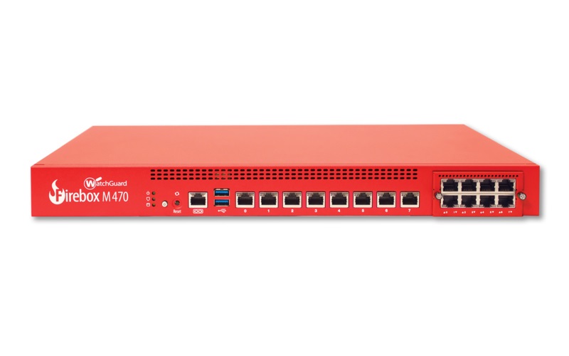 WatchGuard Firebox M470 with 1-yr Basic Security Suite