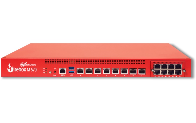 WatchGuard Firebox M670 High Availability with 1-yr Standard Support