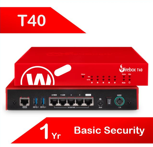 WatchGuard Firebox T40 with 1-yr Basic Security Suite (AU)