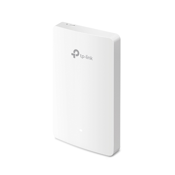 TP-Link EAP615-Wall AX1800 Wall Plate WiFi 6 Access Point, OMADA, 1201/574 Mbps, 4x Gigabit Ethernet Port, 2x Antenna, Centralised Management