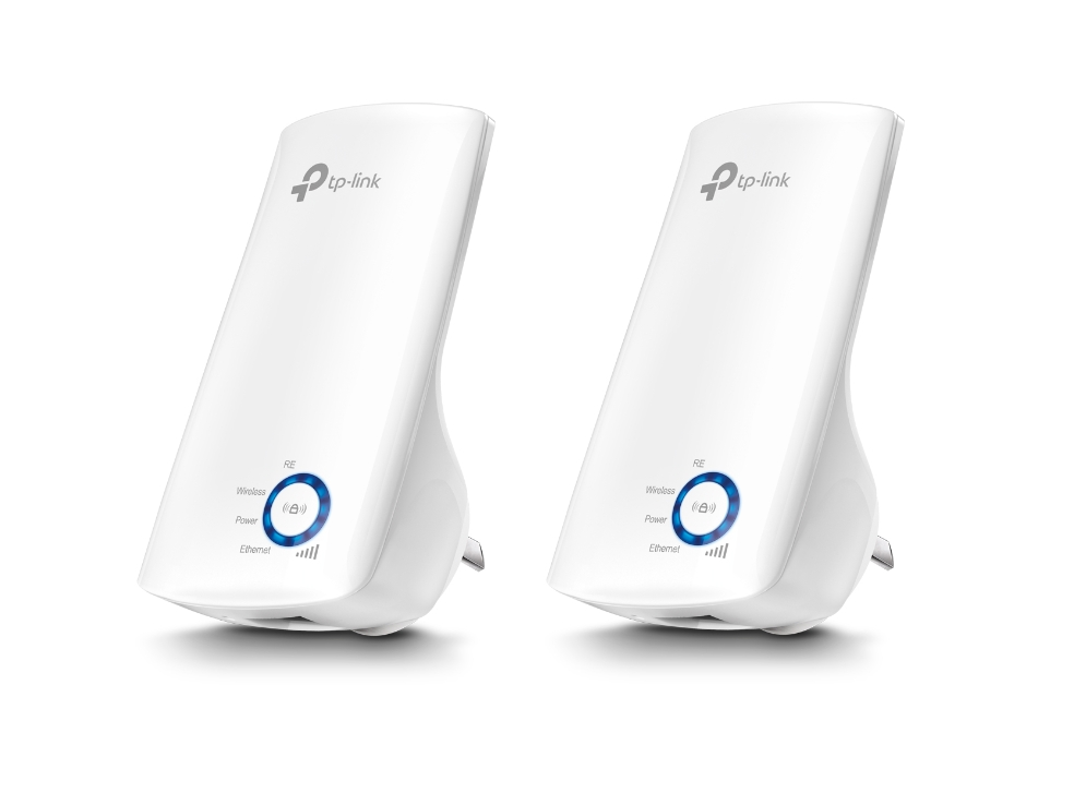 TP-Link TL-WA850RE KIT 300Mbps Universal WiFi Range Extender2.4GHz (300Mbps) 1x100Mbps LAN 802.11bgn (Kit version contains 2x TL-WA850RE)