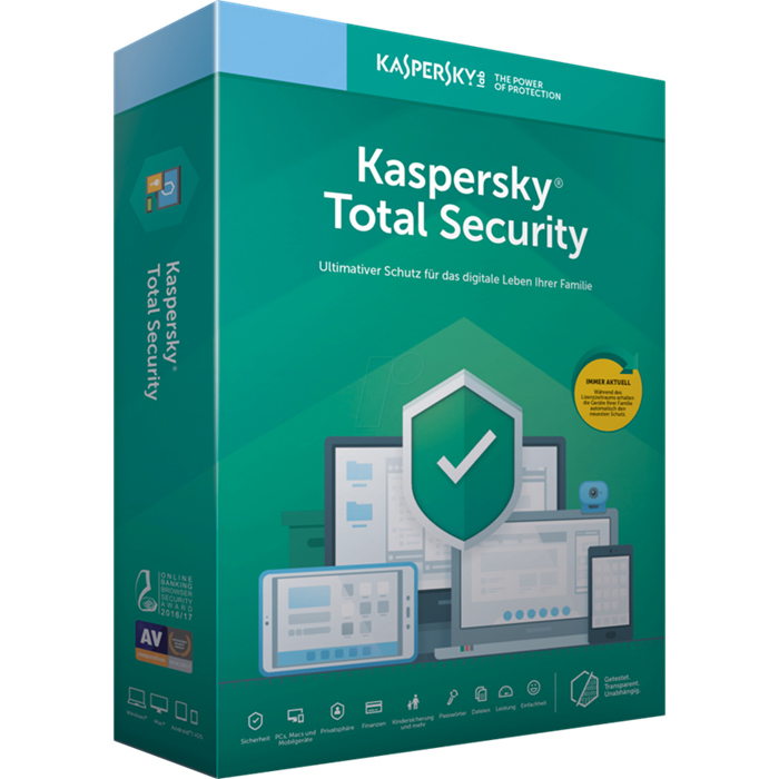 ***SPECIAL OFFER**** Kaspersky Total Security (KTS) OEM (3 Device 1 Year) Supports PC, Mac, & Mobile