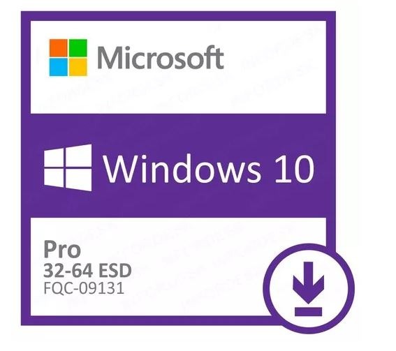 Windows 10 Pro Retail ESD Download 32-64 bit FQC-09131 Product Key