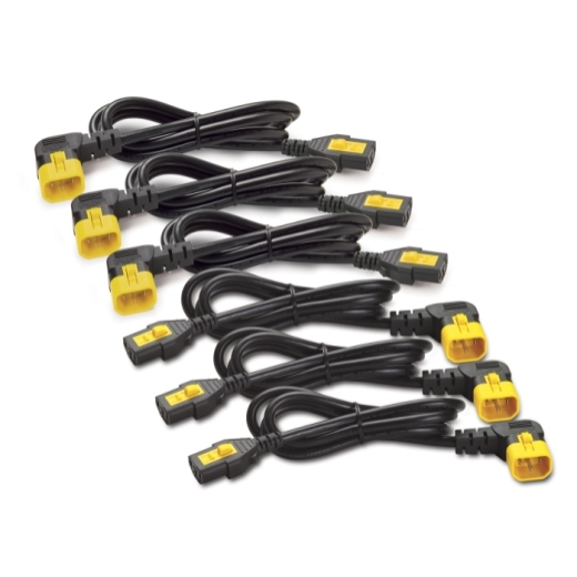 Power Cord Kit (6 ea). Locking. Output 1 x IEC C13 , 10A Max, 1.2 meters