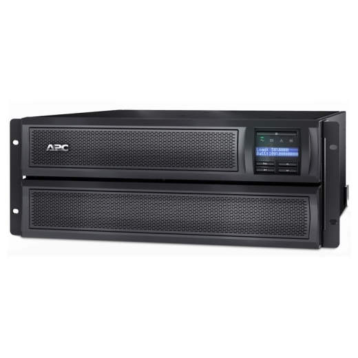 APC Smart-UPS X 3000VA Rack/Tower LCD 200-240V with Network Card, 2700W, 8x IEC C13 & 2x IEC C19 Sockets, Ideal Entry Level UPS For POS, Switches,Netw