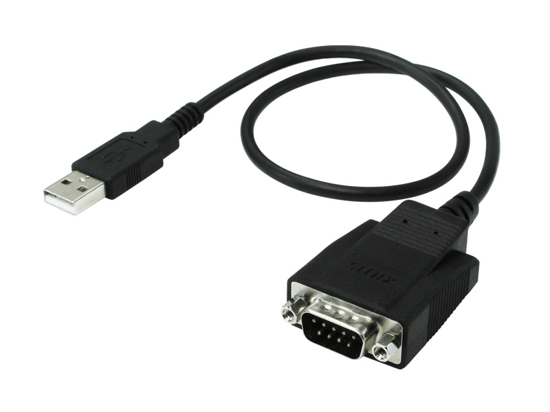 Sunix USB to Serial Converter DB9 / RS232 35cm Cable - USB 2.0/1.1 Compatible, Transfer Speed 115.2kbps, Univerial USB to RS-232(L)
