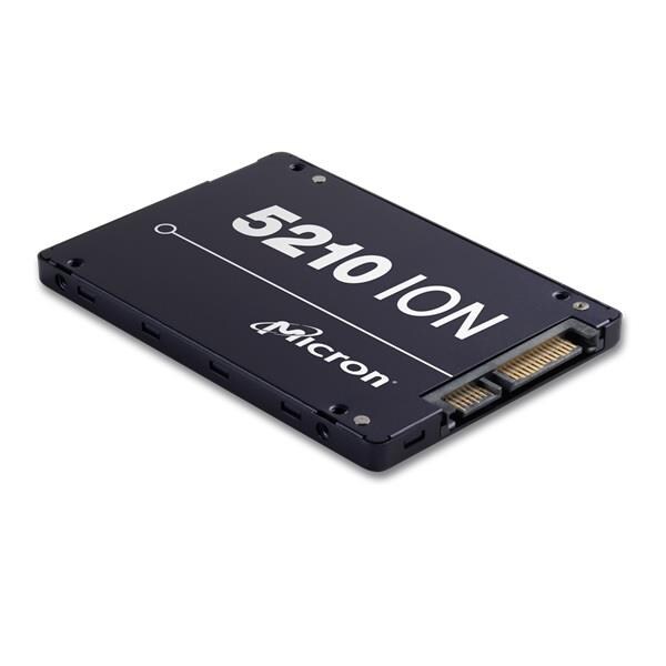 Micron 5210 ION 960GB 2.5' SATA Enterprise SSD 540MB/s 130MB/s R/W 40K/7K IOPS 2M hrs MTTF 1DWPD AES 256-bit Encryption for Server Data Centre 5yr