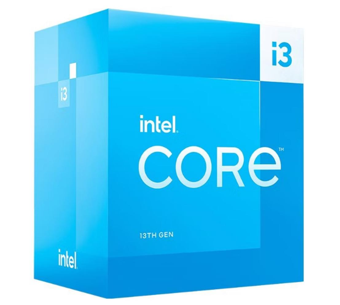 New Intel Core i3 13100 CPU 3.1GHz (4.5GHz Turbo) 13th Gen LGA1700 4-Cores 8-Threads 12MB 60W UHD Graphics 730 Retail Raptor Lake with Fan