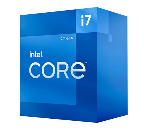 Intel i7-12700 CPU 3.6GHz (4.9GHz Turbo) 12th Gen LGA1700 12-Cores 20-Threads 25MB 65W UHD Graphic 770 Unlocked Retail Box Alder Lake with fan