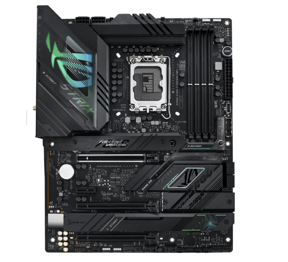 ASUS ROG STRIX Z790-F GAMING WIFI Intel LGA1700 ATX Motherborad 128GB 4xDDR5, 1x PCIe 5.0 x16, 4 x M.2 ,4 x SATA,1x HDMI,1xDP,